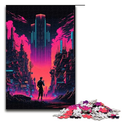 1000-teiliges Puzzle mit Neonstädten, Holzpuzzle, Lernspiele, Heimdekoration, 1000 Teile 1000-teiliges Puzzle mit Neonstädten, Holzpuzzle, Lernspiele, Heimdekoration, 1000 Teile von ouynngjing