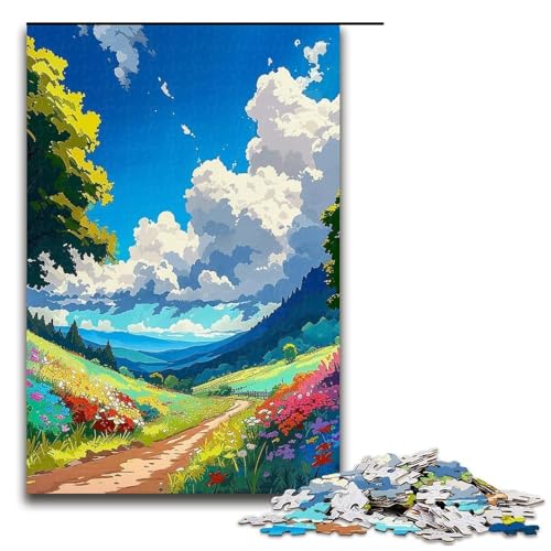 1000-teiliges Puzzle mit Sommerlandschaft, Holzpuzzle, Lernspiele, Heimdekoration, 1000 Teile 1000-teiliges Puzzle mit Sommerlandschaft, Holzpuzzle, Lernspiele, Heimdekoration, 1000 Teile von ouynngjing