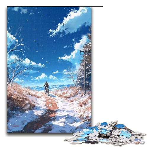 1000-teiliges Puzzle mit Winterlandschaft, Holzpuzzle, Lernspiele, Heimdekoration, 1000 Teile 1000-teiliges Puzzle mit Winterlandschaft, Holzpuzzle, Lernspiele, Heimdekoration, 1000 Teile von ouynngjing