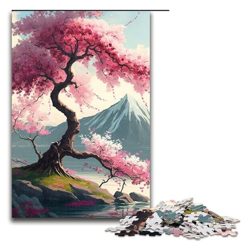 1000-teiliges Puzzle mit japanischen Kirschblüten, Holzpuzzle, Lernspiele, Heimdekoration, 1000 Teile 1000-teiliges Puzzle mit japanischen Kirschblüten, Holzpuzzle, Lernspiele, Heimdekoration, 1000 Teile von ouynngjing