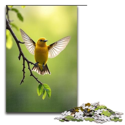 1000-teiliges Spring Oriole-Puzzle für Erwachsene unmögliches Puzzle zum Stressabbau für Teenager ab 14 Jahren 1000 Teile (75 x 50 cm) von ouynngjing