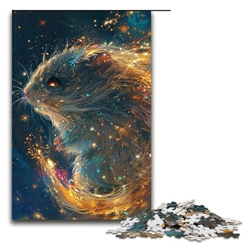 1000teiliges HamsterTierPuzzlespiel Puzzle für Erwachsene geeignet für Paare und Teenager ab 14 Jahren 1000 PCS (75 x 50 cm) von ouynngjing