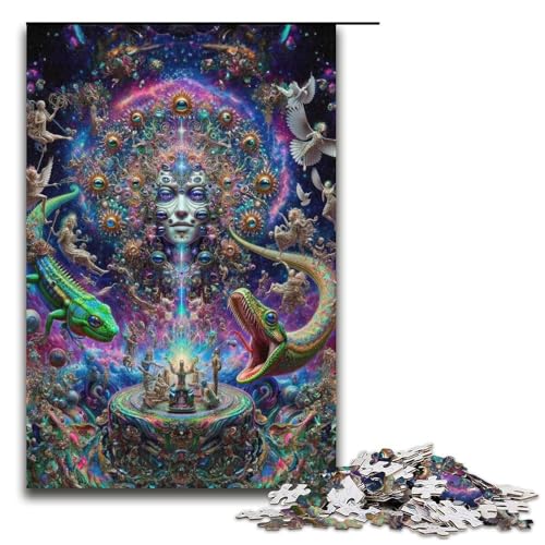 1000teiliges HorrorKreaturenPuzzle für Erwachsene unmögliches Puzzle zum Stressabbau für Teenager ab 14 Jahren 1000 Teile (38 x 26 cm) von ouynngjing