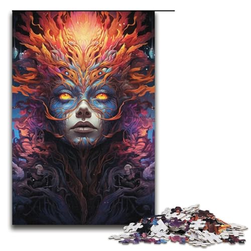 1000teiliges Puzzle „Lord of Hell für Erwachsene und Kinder Holzpuzzle pädagogisches Spielzeug zum Stressabbau Puzzle 1000 Teile (38 x 26 cm) von ouynngjing