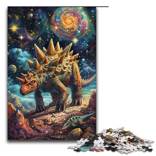 1000teiliges Puzzle DinosaurierPuzzle für Erwachsene und Kinder Holzpuzzle pädagogisches Spielzeug zum Stressabbau Puzzle 1000 Teile (75 x 50 cm) von ouynngjing