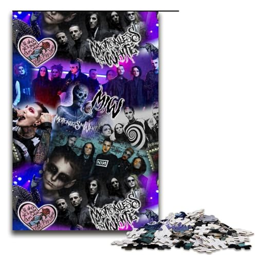 1000teiliges Puzzle GothicPuzzle Holzpuzzle Lernspiele Heimdekoration 1000 Teile (75 x 50 cm) von ouynngjing