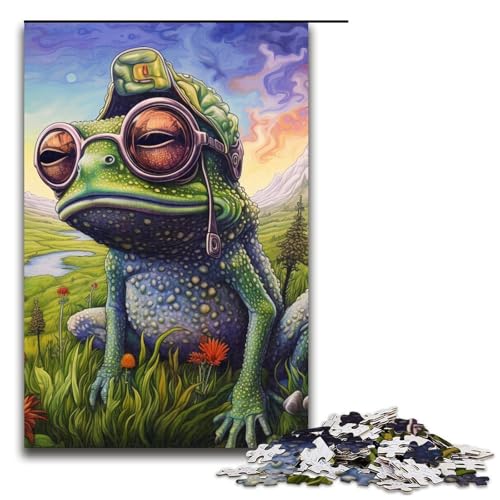 1000teiliges Puzzle für Erwachsene Bunte Laubfrösche Puzzle praktisches Spiel 1000 Teile (75 x 50 cm) von ouynngjing