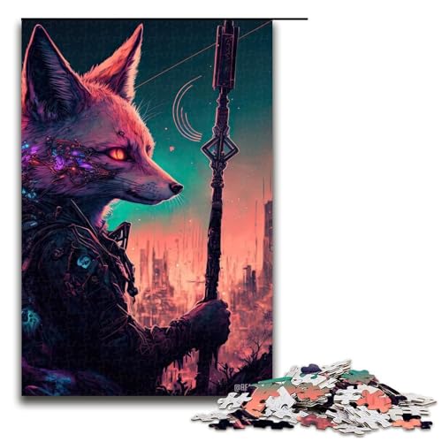 1000teiliges Puzzle für Erwachsene FuchsSpiel Puzzles ganze Familie 1000 Teile (75 x 50 cm) von ouynngjing
