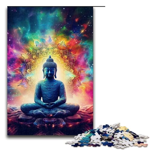1000teiliges Puzzle für Erwachsene GalaxieBuddhaPuzzle Geburtstagsgeschenk für Teenager ab 14 Jahren 1000 Teile (75 x 50 cm) von ouynngjing