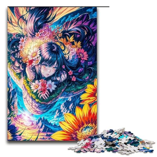 1000teiliges Puzzle für Erwachsene Mädchen aus Einer Anderen Welt 1 Puzzle für Erwachsene Holzpuzzle anspruchsvolles Spiel 1000 Teile (75 x 50 cm) von ouynngjing