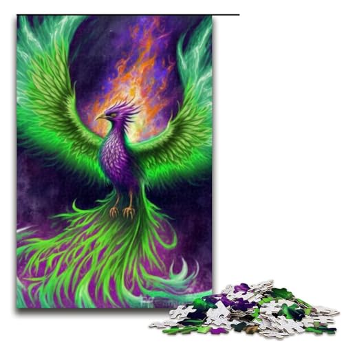 1000teiliges Puzzle für Erwachsene Phoenix im Universum Puzzle für Erwachsene Holzpuzzle anspruchsvolles Spiel 1000 Teile (75 x 50 cm) von ouynngjing