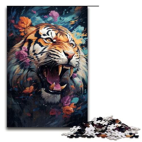 1000teiliges farbenfrohes HuahuPuzzle farbenfrohes psychedelisches Puzzle lustiges Puzzle für die Familie tolles Geschenk für AnimeFans 1000teiliges Geschenk für Erwachsene von ouynngjing