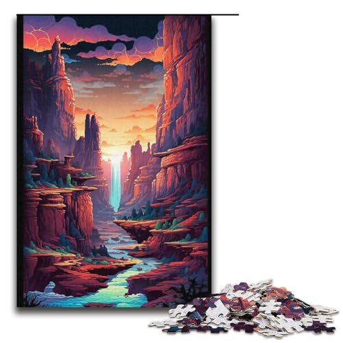 American Grand Canyon 1000teiliges Puzzle für Erwachsene Puzzle als Geschenk geeignet für Teenager ab 14 Jahren 1000 Teile (38 x 26 cm) von ouynngjing