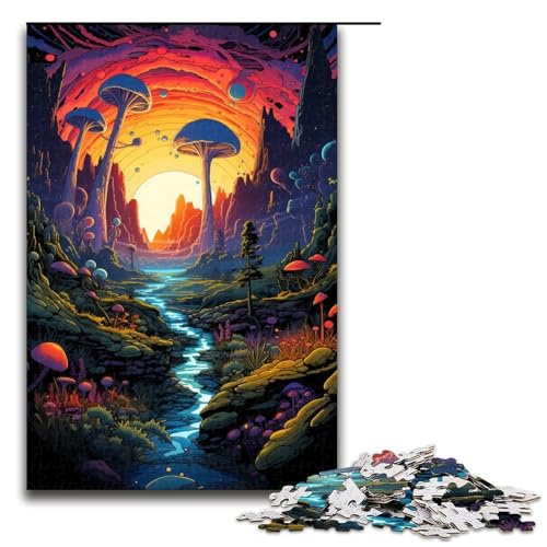 Buntes Fantasielandschafts-Holzpuzzle für Erwachsene Holzpuzzle 1000 Teile kreatives Geschenk für Jugendliche und Erwachsene Buntes Fantasielandschafts-Holzpuzzle für Erwachsene Holzpuzzle 1000 Teile kreatives Geschenk für Jugendliche und Erwachsene von ouynngjing