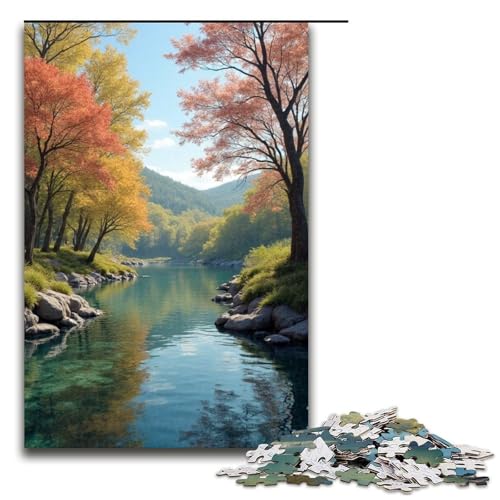 Clear Spring 1000-teiliges Puzzle für Erwachsene Puzzle zum Verschenken geeignet für Jugendliche ab 14 Jahren 1000 Teile (75 x 50 cm) von ouynngjing