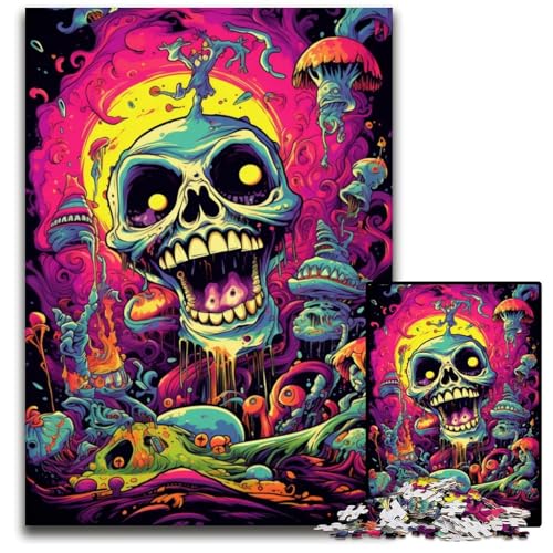 Fantasy Monster World Puzzle 1000 Teile für Erwachsene Puzzle für Erwachsene Familienspaß Aktivität GehirnHerausforderung Teenager 1000 Teile (38 x 26 cm) von ouynngjing