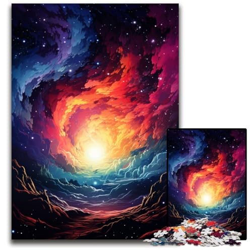 Fantasy Night 1000teiliges Puzzle für Erwachsene. Puzzles für Erwachsene Weihnachten Halloween Ostern Neujahr. 1000 Teile (75 x 50 cm) von ouynngjing