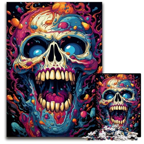 FantasyPuzzle mit psychedelischen Monstern 1000 Teile schwierige Puzzles für Erwachsene für Teenager und Familien perfekte DIYDekoration und knifflige Herausforderung 1000 Teile (75 x 50 cm) von ouynngjing