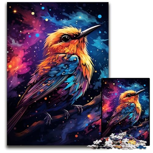 Gemälde-Kunst-Spatzen-Puzzle 1000 Teile für Erwachsene Holzpuzzle anspruchsvolles Denkspiel für Teenager Familienspaß interaktives Spiel 1000 Teile (75x50cm) von ouynngjing