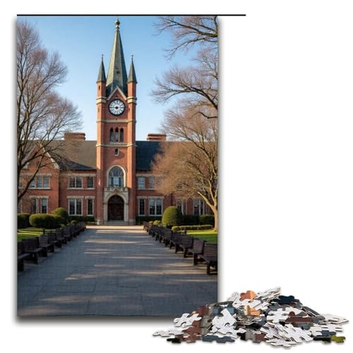 Haus-Puzzle mit 1000 Teilen für Erwachsene Puzzle als Geschenk geeignet für Teenager ab 14 Jahren 1000 Teile (75 x 50 cm) von ouynngjing