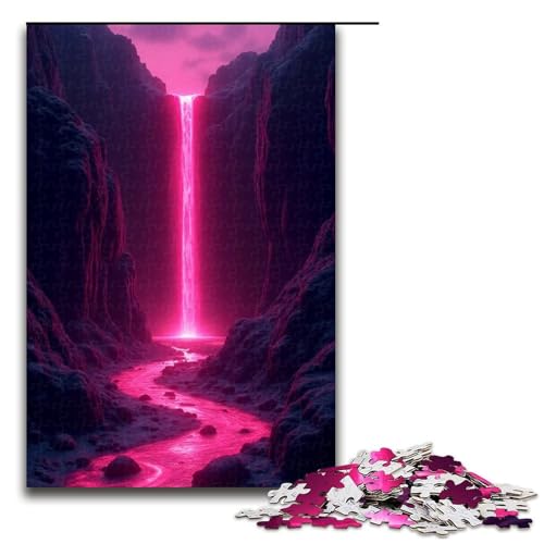 Magma Puzzle für Erwachsene 1000 Teile Holzpuzzle für Erwachsene und Kinder ab 12 Jahren Lernspielzeug 1000 Teile (75 x 50 cm) von ouynngjing