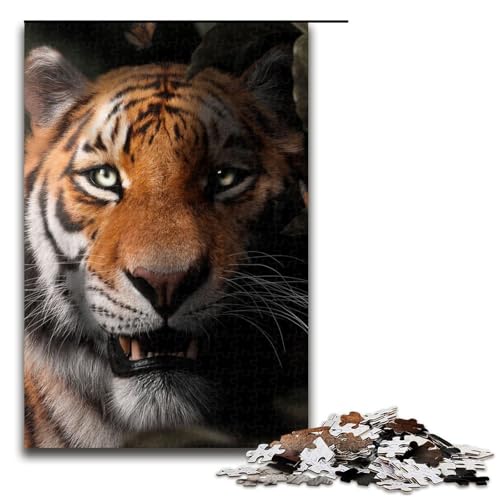 Puzzle 1000 Teile für Erwachsene, Verstecktes Tiger-Puzzle, Mitmach-Spiel, Einzigartige Heimdekoration und Geschenke, 1000 PCS Puzzle 1000 Teile für Erwachsene, Verstecktes Tiger-Puzzle, Mitmach-Spiel, Einzigartige Heimdekoration und Geschenke, 1000 PCS von ouynngjing