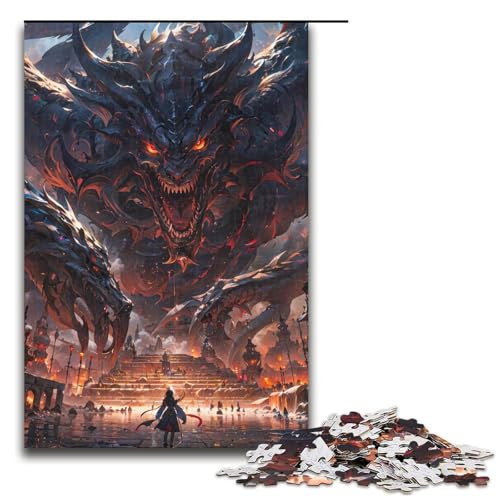 Puzzle 1000 Teile für Erwachsene Godly Beasts Puzzle praktisches Spiel einzigartige Heimdekoration und Geschenke 1000 PCS (75 x 50 cm) von ouynngjing