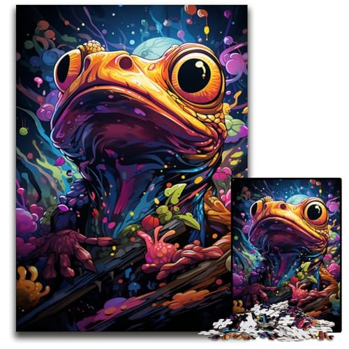 Puzzle 1000 Teile für Erwachsene Malen Farbfrosch schwierige Puzzles für Erwachsene anspruchsvolles Denkspiel für Teenager unterhaltsames interaktives Spiel für die ganze Familie 1000 Teile (75x50cm) Puzzle 1000 Teile für Erwachsene Malen Farbfrosch schwierige Puzzles für Erwachsene anspruchsvolles Denkspiel für Teenager unterhaltsames interaktives Spiel für die ganze Familie 1000 Teile (75x50cm) von ouynngjing