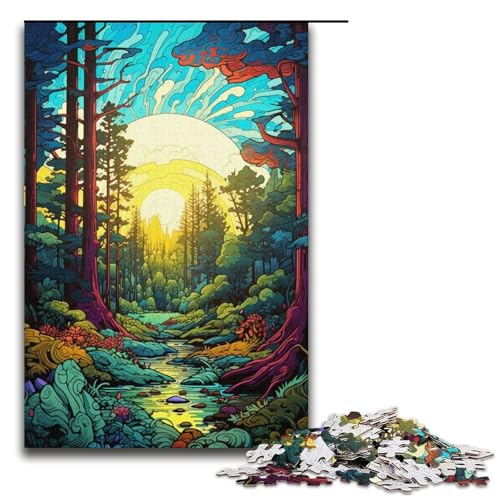 Puzzle 1000 Teile für Erwachsene Puzzles für Erwachsene 1000-teiliges Puzzle Lernspiele-Bialowieza_Wald_ von ouynngjing