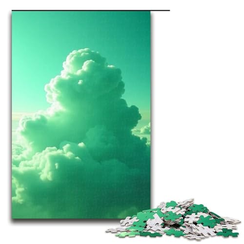 Puzzle 1000 Teile für Erwachsene Wolken-Puzzle praktisches Spiel einzigartige Heimdekoration und Geschenke 1000 Teile (75 x 50 cm) von ouynngjing