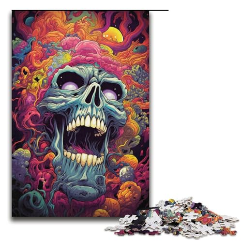 Puzzle 1000 Teile für Erwachsene buntes Fantasy-Monster-Puzzle praktisches Spiel einzigartige Heimdekoration und Geschenke 1000 Teile (38 x 26 cm) von ouynngjing