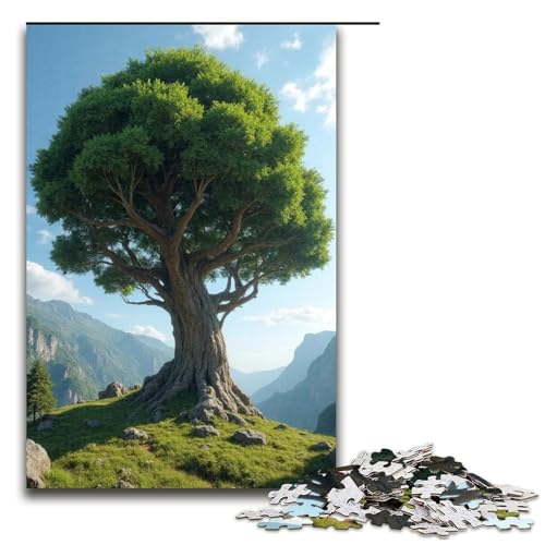Puzzle 1000 Teile für Erwachsene großes Baumpuzzle praktisches Spiel einzigartige Heimdekoration und Geschenke 1000 Teile (75 x 50 cm) von ouynngjing