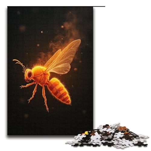 Puzzle Firefly 1000 Teile Holzpuzzle für Erwachsene und Kinder ab 12 Jahren Familienspaß-Puzzle 1000 Teile (38 x 26 cm) von ouynngjing