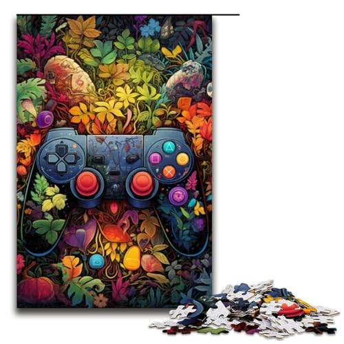 Puzzle Plant Game Controller 1000teiliges Puzzle aus Holz für Erwachsene und Kinder ab 12 Jahren FamilienspaßPuzzle 1000 Teile (75 x 50 cm) von ouynngjing