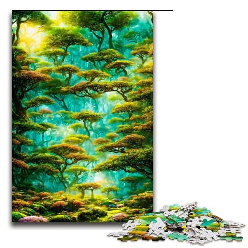 Puzzle für Erwachsene, 1000 Teile, „The Arboreal“, Leinwandpuzzle für Erwachsene, Holzpuzzle, Familienspiele, Weihnachts- und Geburtstagsgeschenke, 1000 PCS von ouynngjing