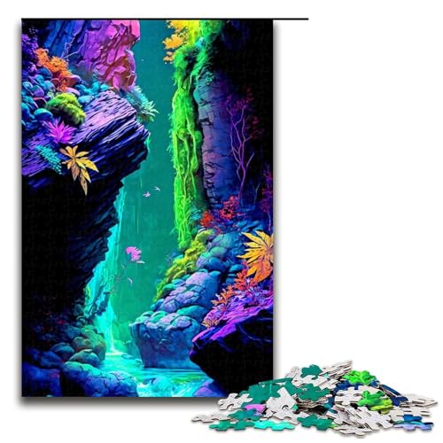 Puzzle für Erwachsene, 1000 Teile, Anime-Landschaft5, Holzpuzzle, Lernspiel, Herausforderungsspielzeug, 1000 Teile von ouynngjing