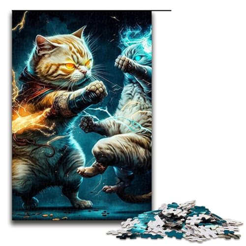 Puzzle für Erwachsene, 1000 Teile, Blitzkatze, Geburtstagsgeschenk, Geschenke für Teenager ab 14 Jahren, 1000 Teile Puzzle für Erwachsene, 1000 Teile, Blitzkatze, Geburtstagsgeschenk, Geschenke für Teenager ab 14 Jahren, 1000 Teile von ouynngjing