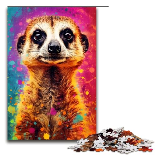 Puzzle für Erwachsene, 1000 Teile, Erdmännchen, buntes Puzzle, Holzpuzzle, Lernspiel, Herausforderungsspielzeug, 1000 Teile Puzzle für Erwachsene, 1000 Teile, Erdmännchen, buntes Puzzle, Holzpuzzle, Lernspiel, Herausforderungsspielzeug, 1000 Teile von ouynngjing