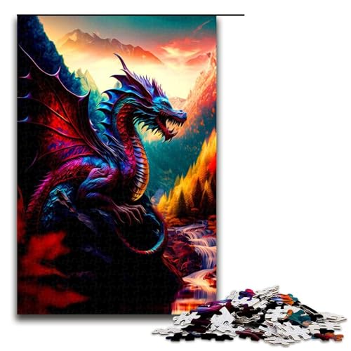 Puzzle für Erwachsene, 1000 Teile, Fantasy-Drache-Puzzle, Lernspiele für Zuhause, DIY-Spielzeug, tolles Geschenk für Spiele, 1000 Teile Puzzle für Erwachsene, 1000 Teile, Fantasy-Drache-Puzzle, Lernspiele für Zuhause, DIY-Spielzeug, tolles Geschenk für Spiele, 1000 Teile von ouynngjing