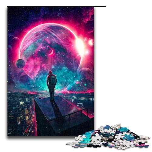 Puzzle für Erwachsene, 1000 Teile, Flitterwochen-Puzzle, Holzpuzzle, Lernspiel, Herausforderungsspielzeug, 1000 Teile Puzzle für Erwachsene, 1000 Teile, Flitterwochen-Puzzle, Holzpuzzle, Lernspiel, Herausforderungsspielzeug, 1000 Teile von ouynngjing