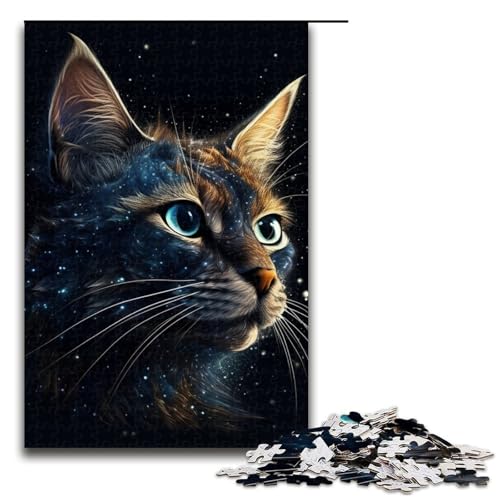 Puzzle für Erwachsene, 1000 Teile, Galaxy Cats, Puzzle, Lernspiele für Zuhause, DIY-Spielzeug, tolles Geschenk für Spiele, 1000 Teile Puzzle für Erwachsene, 1000 Teile, Galaxy Cats, Puzzle, Lernspiele für Zuhause, DIY-Spielzeug, tolles Geschenk für Spiele, 1000 Teile von ouynngjing