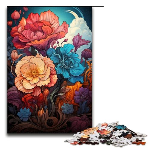 Puzzle für Erwachsene, 1000 Teile, Galaxy Rose, Puzzle, Lernspiele für Zuhause, DIY-Spielzeug, tolles Geschenk für Spiele, 1000 Teile von ouynngjing