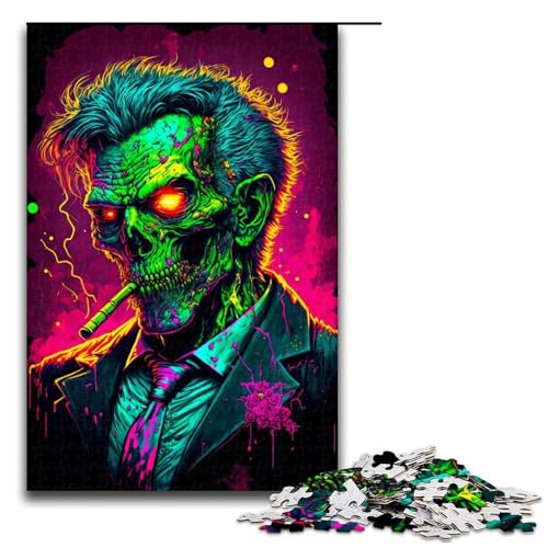 Puzzle für Erwachsene, 1000 Teile, Gangster-Zombie im Kostüm, Puzzle für Erwachsene, Holzpuzzles, Familienspiele, Weihnachts- und Geburtstagsgeschenke, 1000 PCS Puzzle für Erwachsene, 1000 Teile, Gangster-Zombie im Kostüm, Puzzle für Erwachsene, Holzpuzzles, Familienspiele, Weihnachts- und Geburtstagsgeschenke, 1000 PCS von ouynngjing