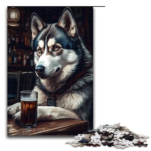Puzzle für Erwachsene, 1000 Teile, Husky-Bier, Puzzle, Lernspiele für Zuhause, DIY-Spielzeug, tolles Geschenk für Spiele, 1000 Teile Puzzle für Erwachsene, 1000 Teile, Husky-Bier, Puzzle, Lernspiele für Zuhause, DIY-Spielzeug, tolles Geschenk für Spiele, 1000 Teile von ouynngjing