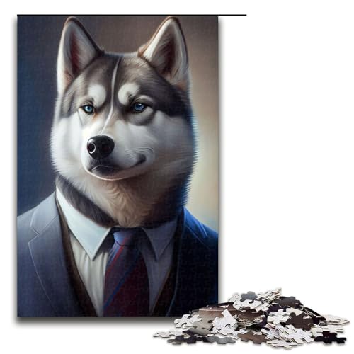 Puzzle für Erwachsene, 1000 Teile, Husky-Hundeanzug, Tier 1, Holzpuzzle, 1000 Teile Puzzle für Erwachsene, 1000 Teile, Husky-Hundeanzug, Tier 1, Holzpuzzle, 1000 Teile von ouynngjing