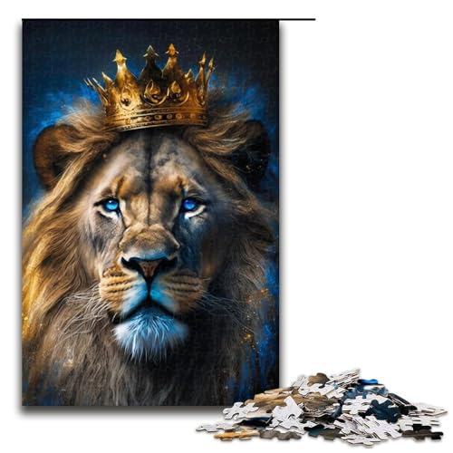 Puzzle für Erwachsene, 1000 Teile, König der Löwen, Puzzle für Erwachsene, Holzpuzzle, Familienspiele, Weihnachts- und Geburtstagsgeschenke, 1000 PCS Puzzle für Erwachsene, 1000 Teile, König der Löwen, Puzzle für Erwachsene, Holzpuzzle, Familienspiele, Weihnachts- und Geburtstagsgeschenke, 1000 PCS von ouynngjing