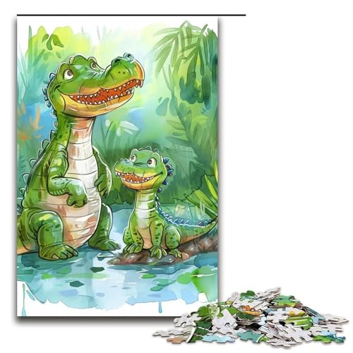 Puzzle für Erwachsene, 1000 Teile, Krokodil-Tier-Puzzle, Lernspiele für Zuhause, DIY-Spielzeug, tolles Geschenk für Spiele, 1000 Teile Puzzle für Erwachsene, 1000 Teile, Krokodil-Tier-Puzzle, Lernspiele für Zuhause, DIY-Spielzeug, tolles Geschenk für Spiele, 1000 Teile von ouynngjing