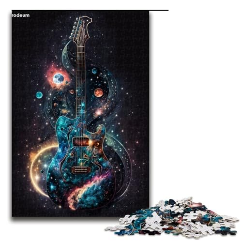 Puzzle für Erwachsene, 1000 Teile, Kunst-Gitarren-Puzzle für Erwachsene, Holzpuzzles, Familienspiele, Weihnachts- und Geburtstagsgeschenke, 1000 PCS Puzzle für Erwachsene, 1000 Teile, Kunst-Gitarren-Puzzle für Erwachsene, Holzpuzzles, Familienspiele, Weihnachts- und Geburtstagsgeschenke, 1000 PCS von ouynngjing