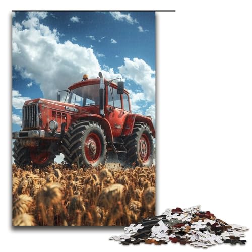 Puzzle für Erwachsene, 1000 Teile, Landwirtschaftlicher Traktor, Puzzle, Lernspiele für Zuhause, DIY-Spielzeug, tolles Geschenk für Spiele, 1000 Teile von ouynngjing