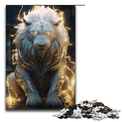 Puzzle für Erwachsene, 1000 Teile, Lightning Lions, Puzzle, Lernspiele für Zuhause, DIY-Spielzeug, tolles Geschenk für Spiele, 1000 Teile von ouynngjing